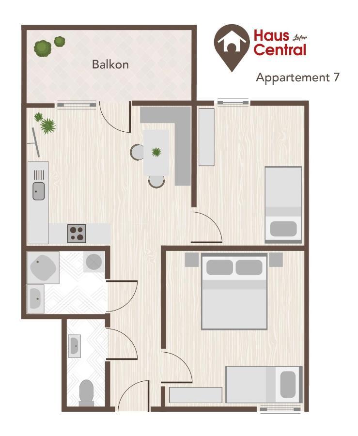 Haus Central Lofer Eksteriør billede