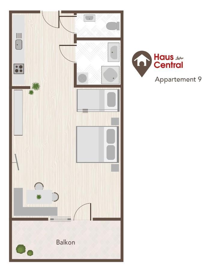 Haus Central Lofer Eksteriør billede